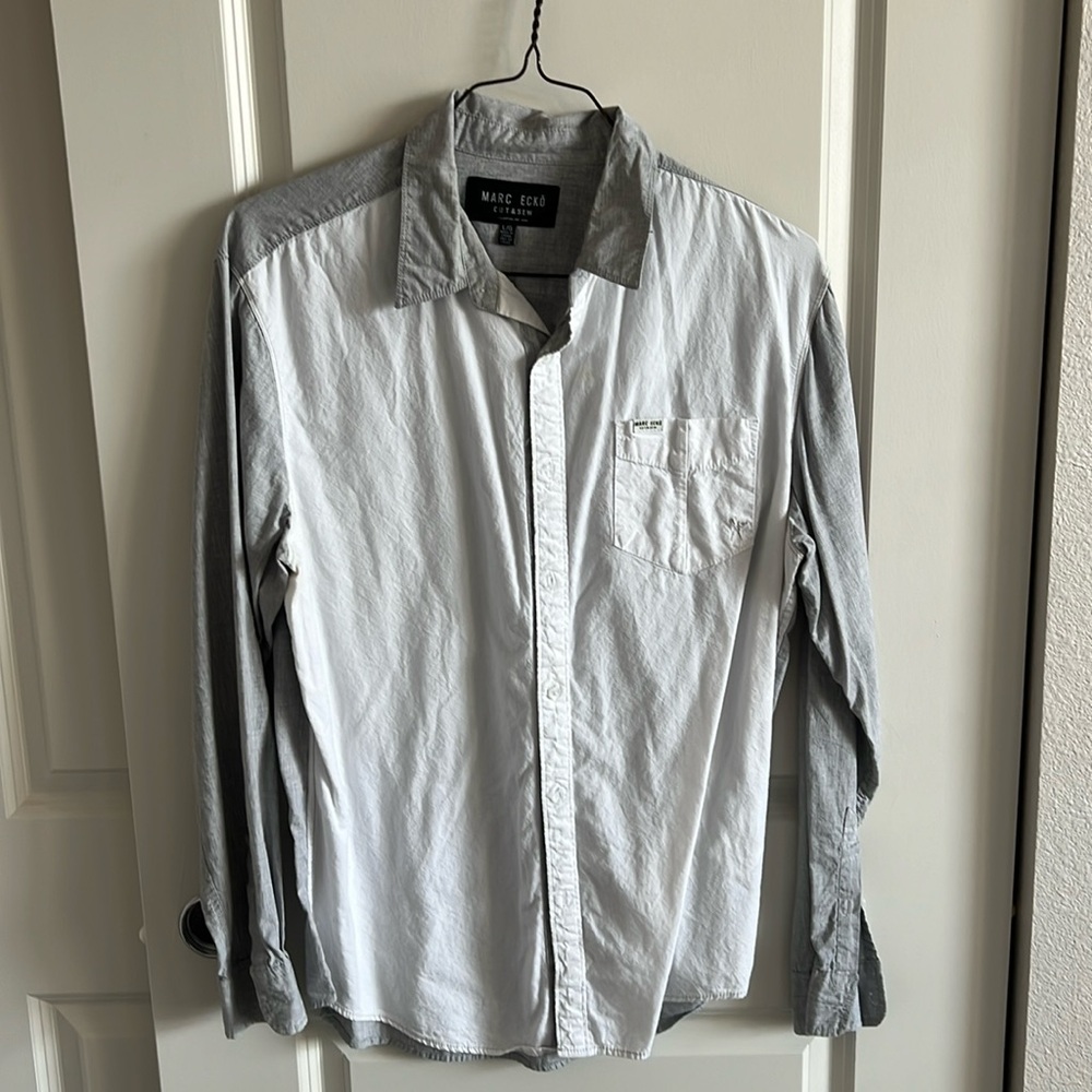 Ecko Men’s White/Grey Dress Shirt